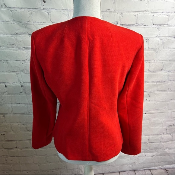 MICHAEL Michael Kors Red Blazer 10 - Picture 3 of 7